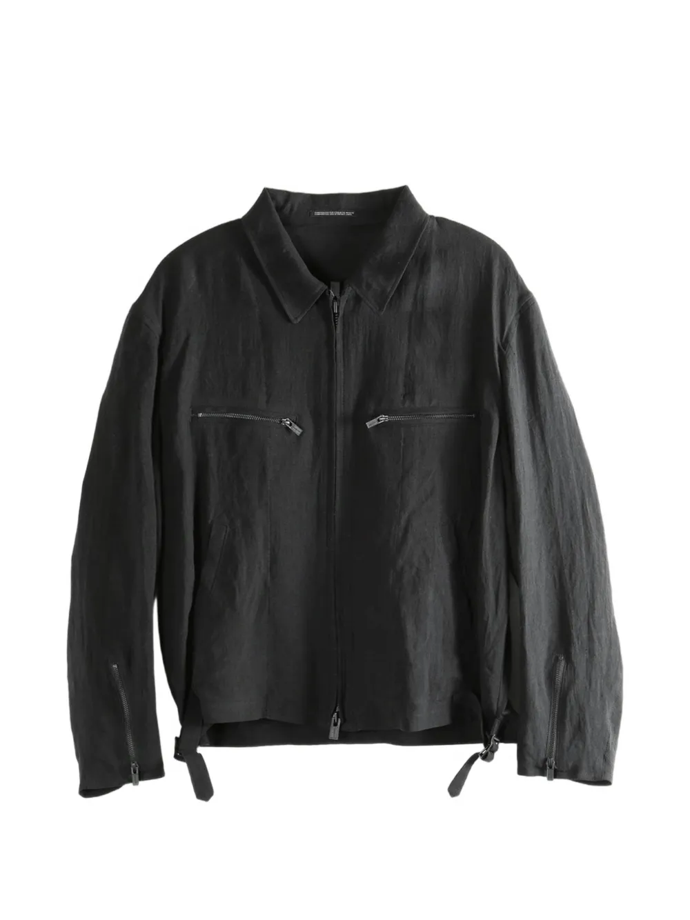 Yohji Yamamoto zip-up jacket - Schwarz