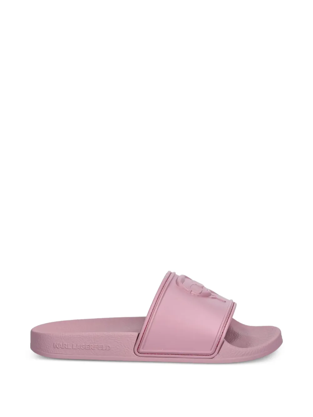 Karl Lagerfeld Ikonik Karl slides - Rosa