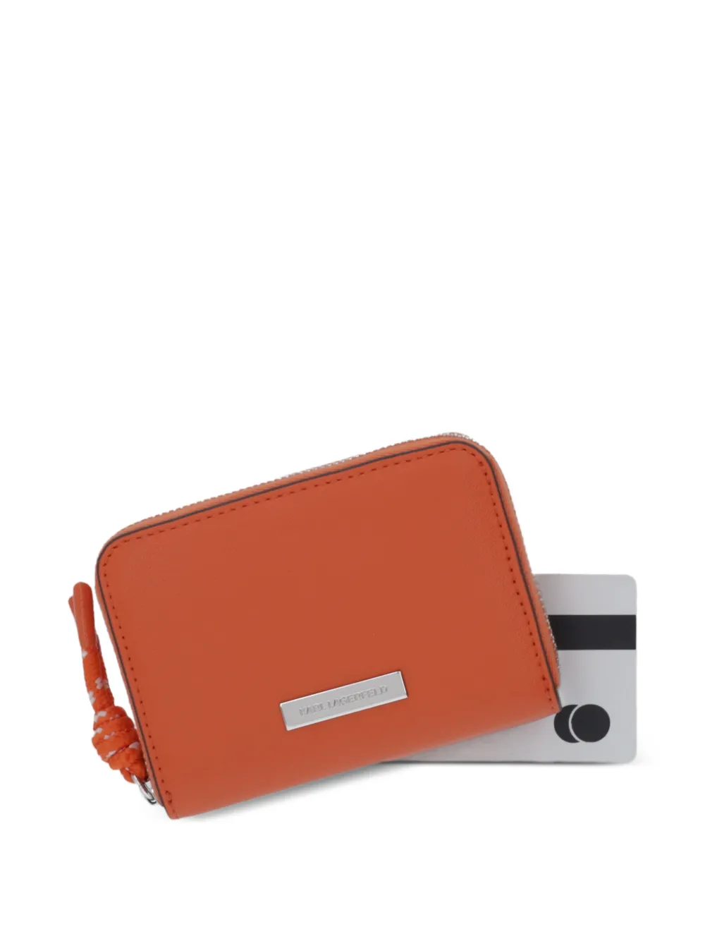 Karl Lagerfeld Portemonnee met rits Oranje