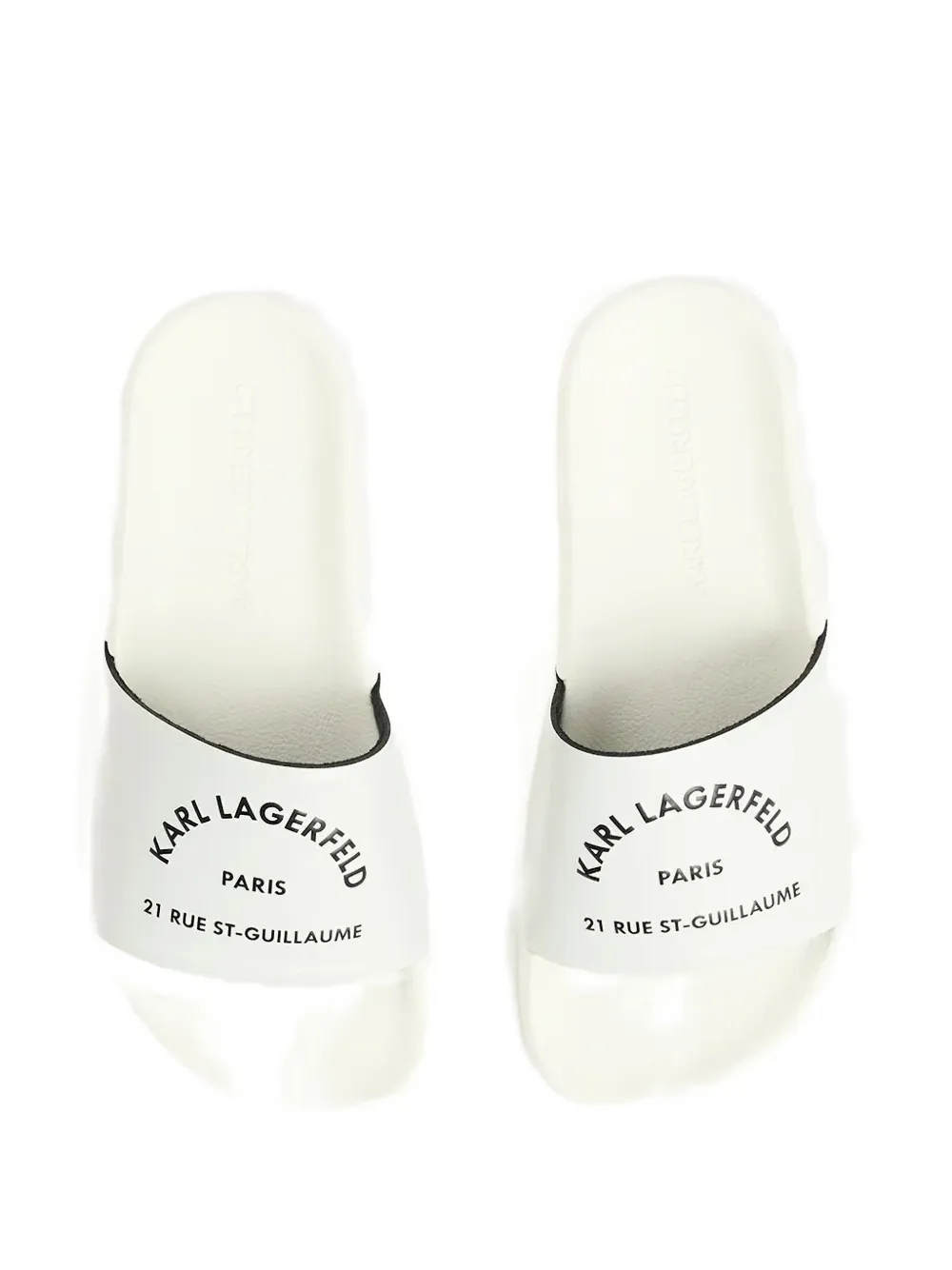 Karl Lagerfeld Kondo 2.0 logo-print slides Grijs