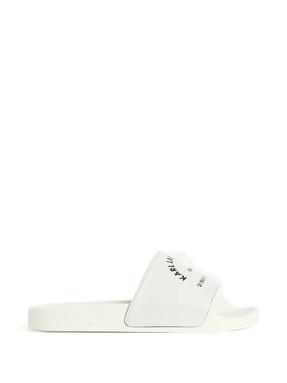 Karl Lagerfeld Kondo 2.0 logo-print slides - Grigio