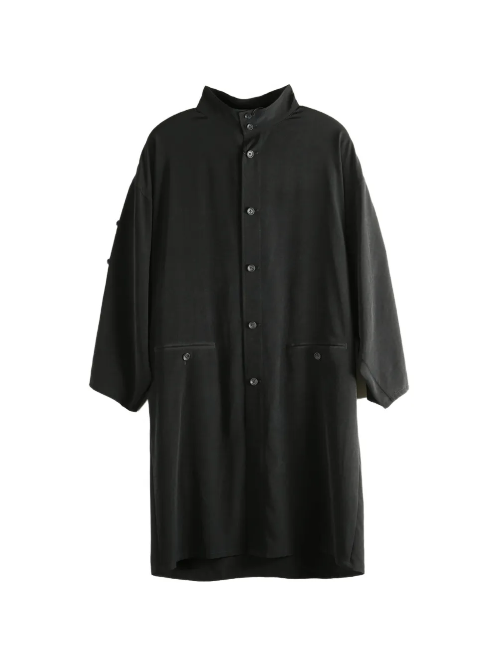 Yohji Yamamoto Cappotto con bottoni - Nero