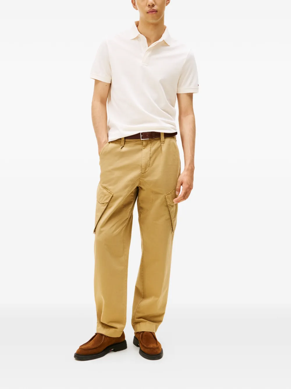 Tommy Hilfiger Poloshirt met logo Beige