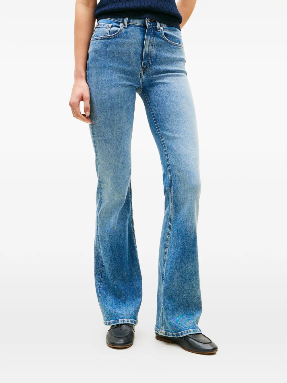 Tommy Hilfiger Flared jeans Blauw