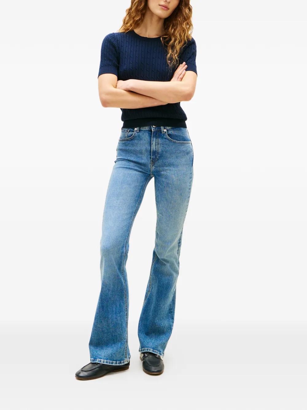  Tommy Hilfiger Vaqueros Acampanados - Azul 