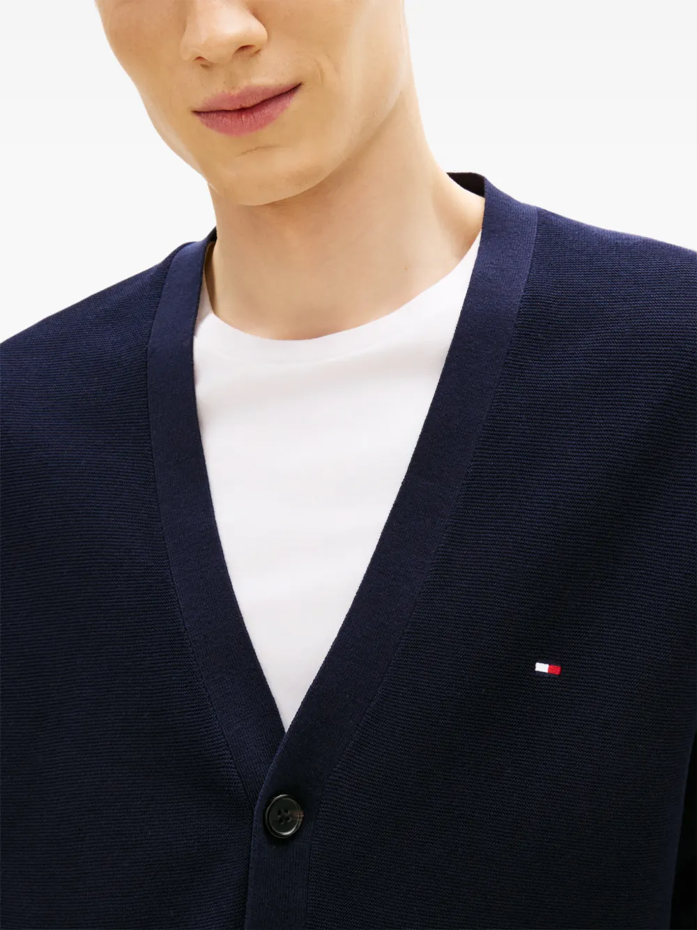 Tommy Hilfiger Vest met V-hals Blauw
