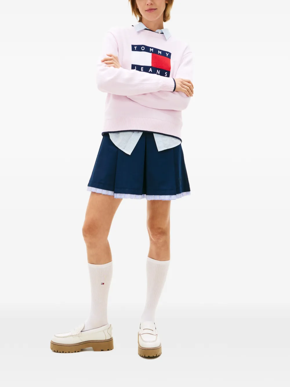  Tommy Hilfiger Logo-detail Sweater - Pink 