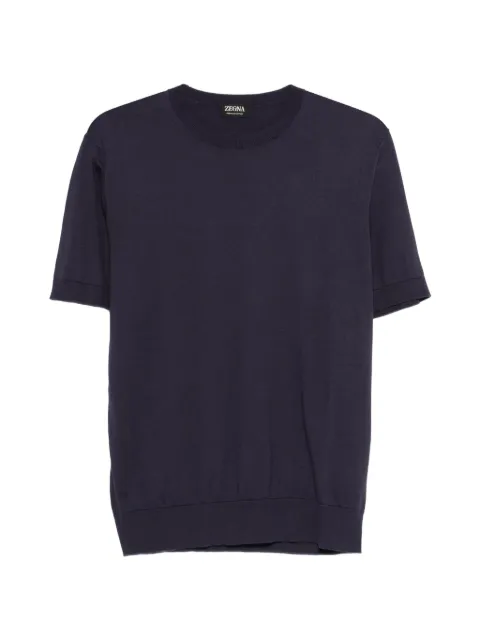 Zegna playera tejida manga corta