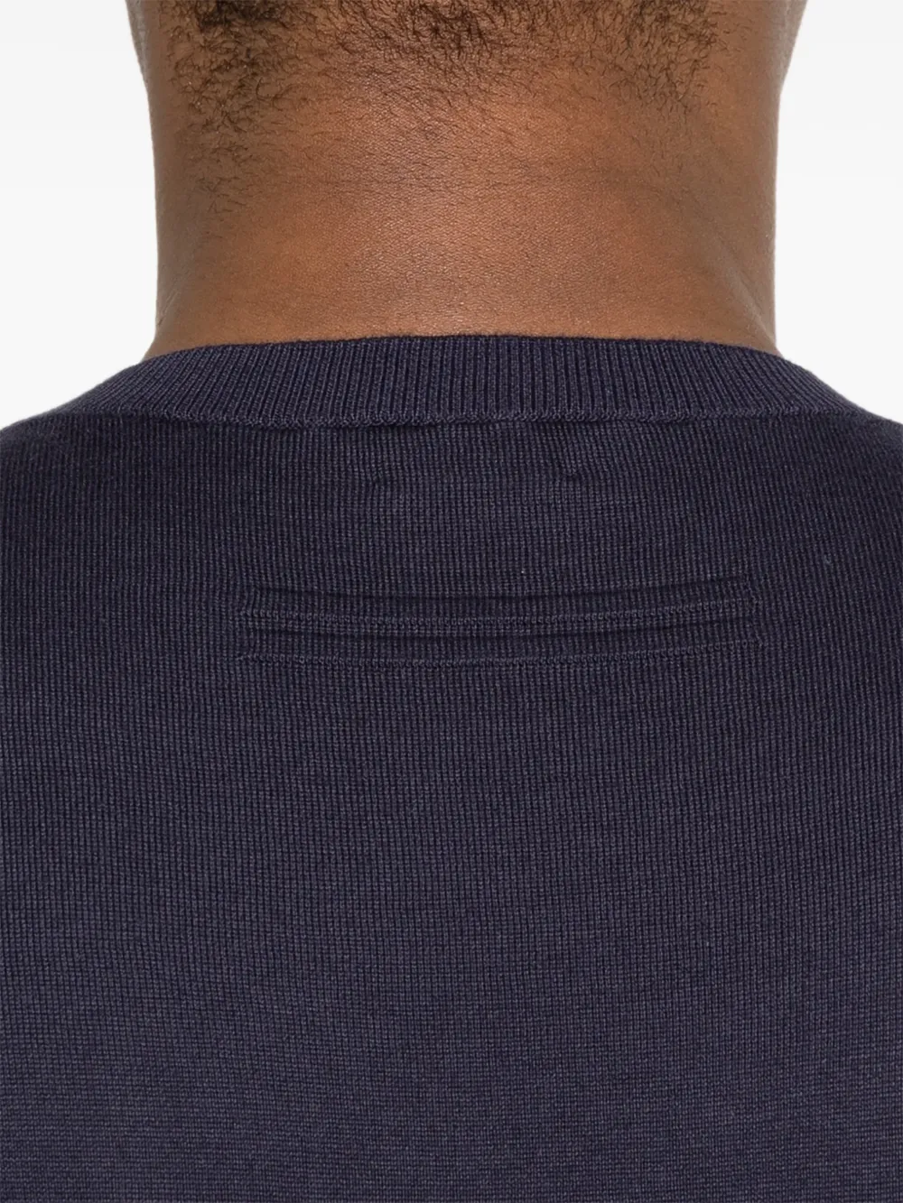 Zegna Premium katoenen T-shirt Blauw