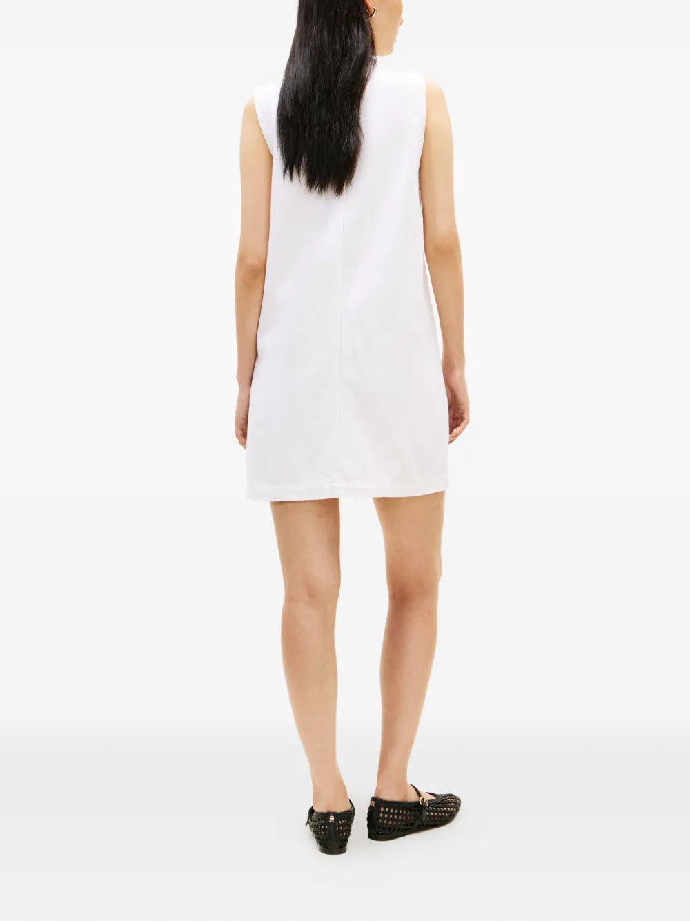  Tommy Hilfiger Buttoned Mini Dress - White 