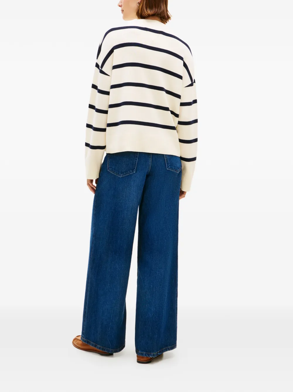 Tommy Hilfiger Striped-pattern Sweater - Neutrals 