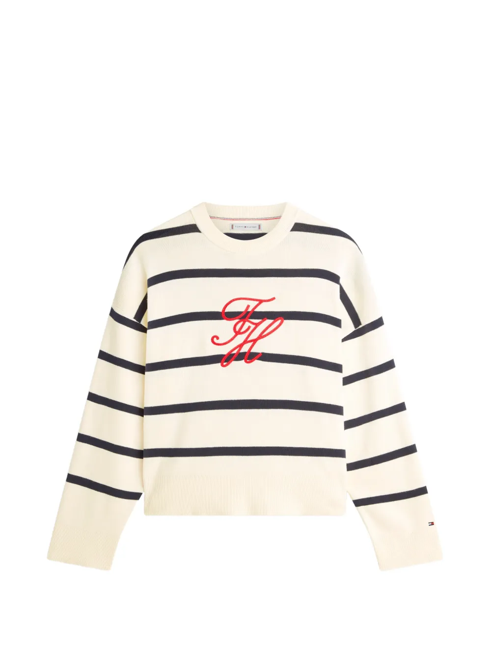 Tommy Hilfiger striped-pattern sweater - Toni neutri