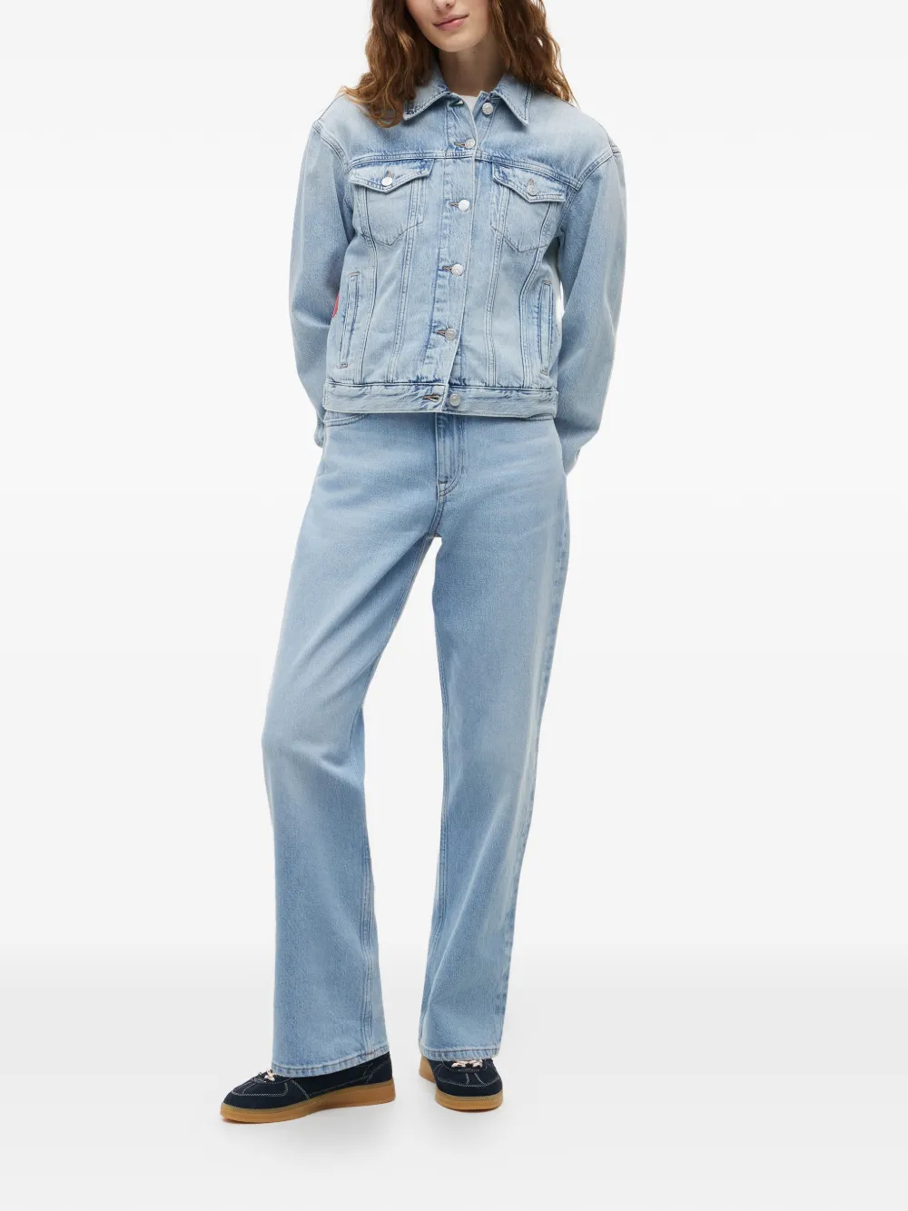  Tommy Hilfiger Vaqueros Con Cinco Bolsillos - Azul 