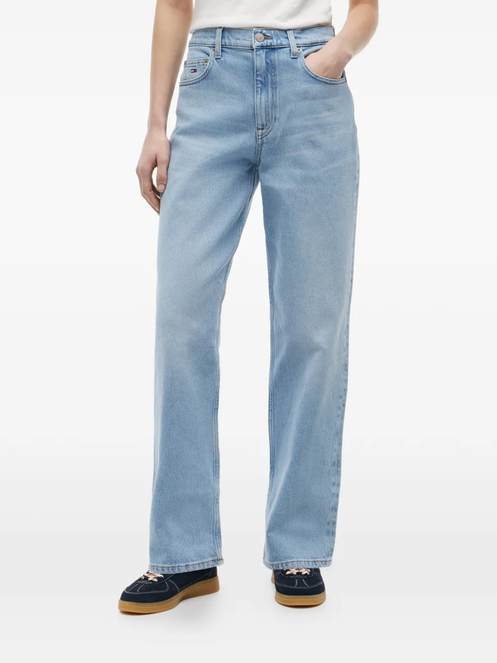  Tommy Hilfiger Vaqueros Con Cinco Bolsillos - Azul 