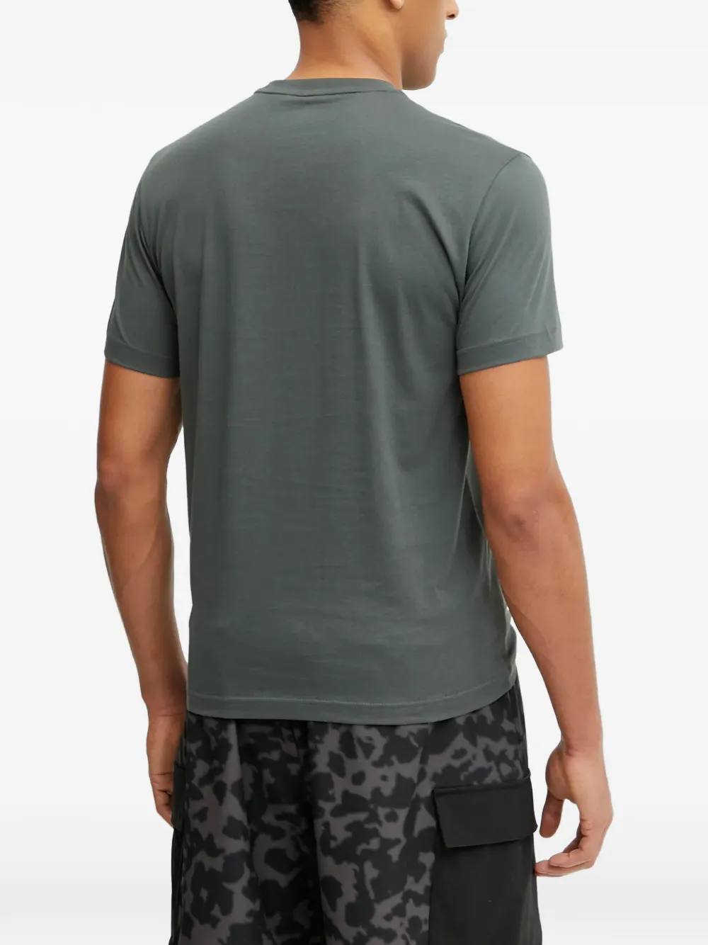 Ea7 Emporio Armani T-shirt met logoprint Groen