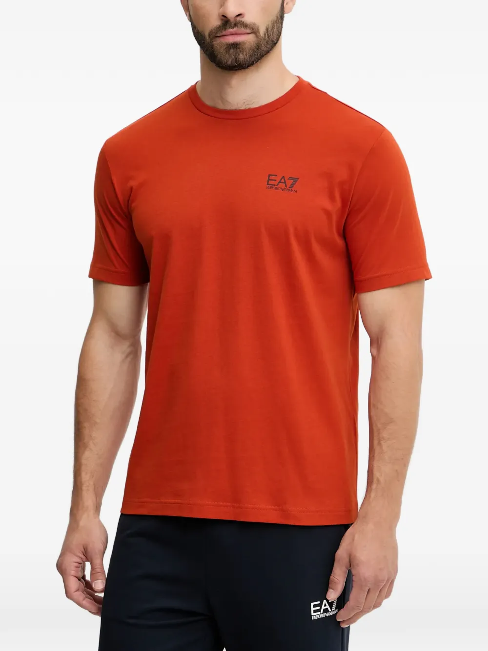 Ea7 Emporio Armani T-shirt con logo - Arancione