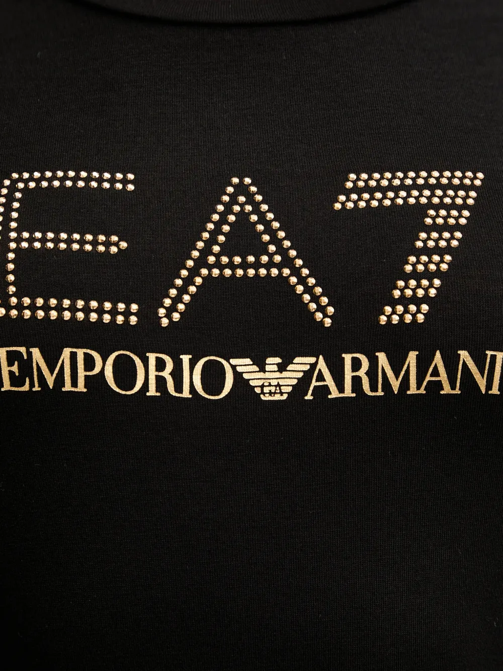 Ea7 Emporio Armani T-shirt met logo Zwart