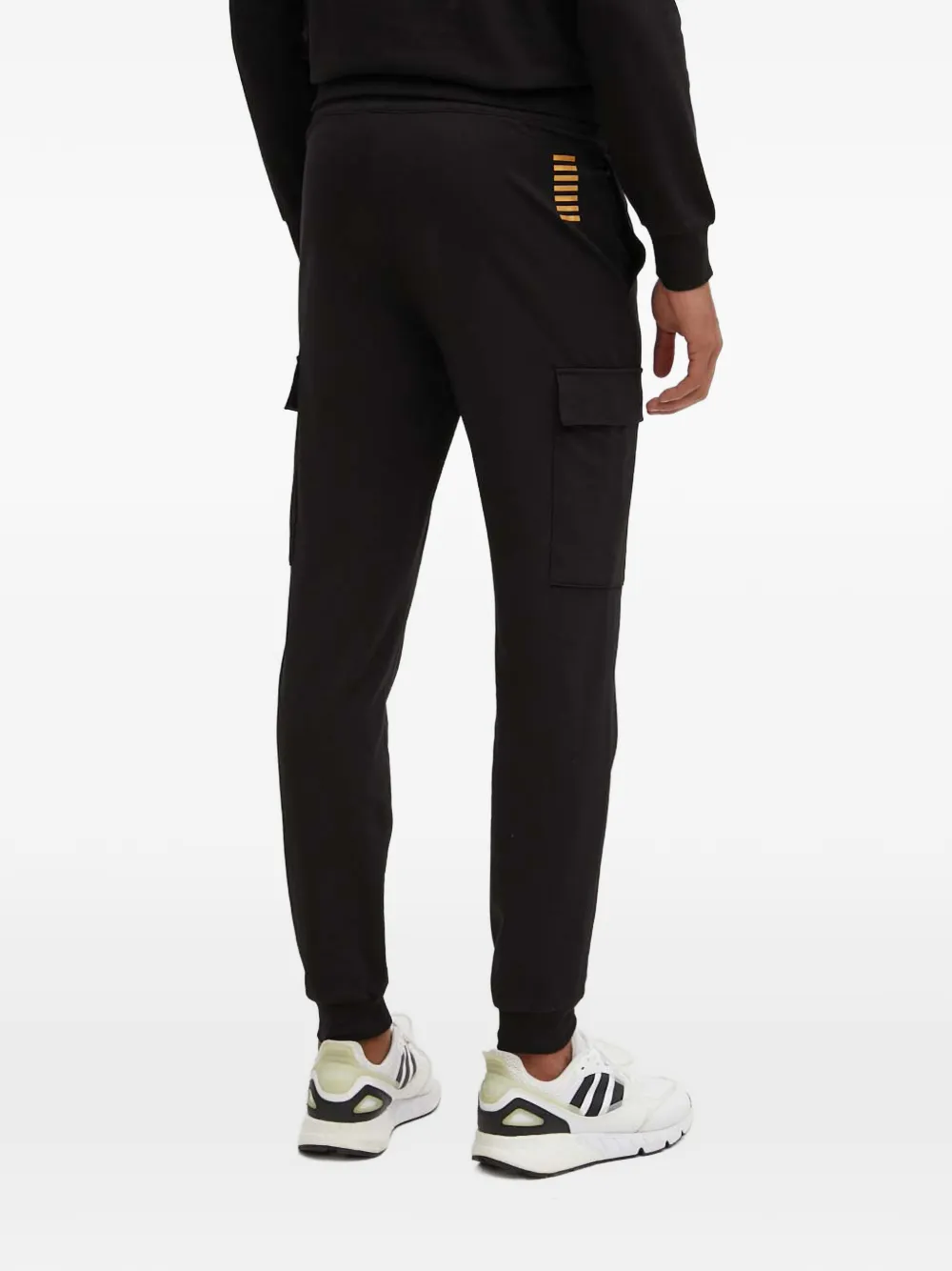 Ea7 Emporio Armani Broek met cargo zak Zwart