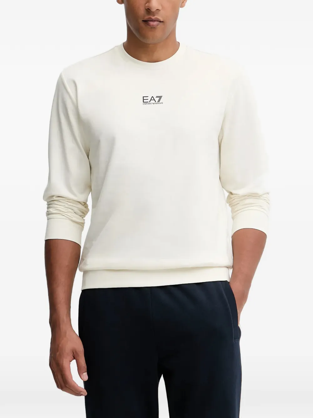 Ea7 Emporio Armani Felpa girocollo - Toni neutri