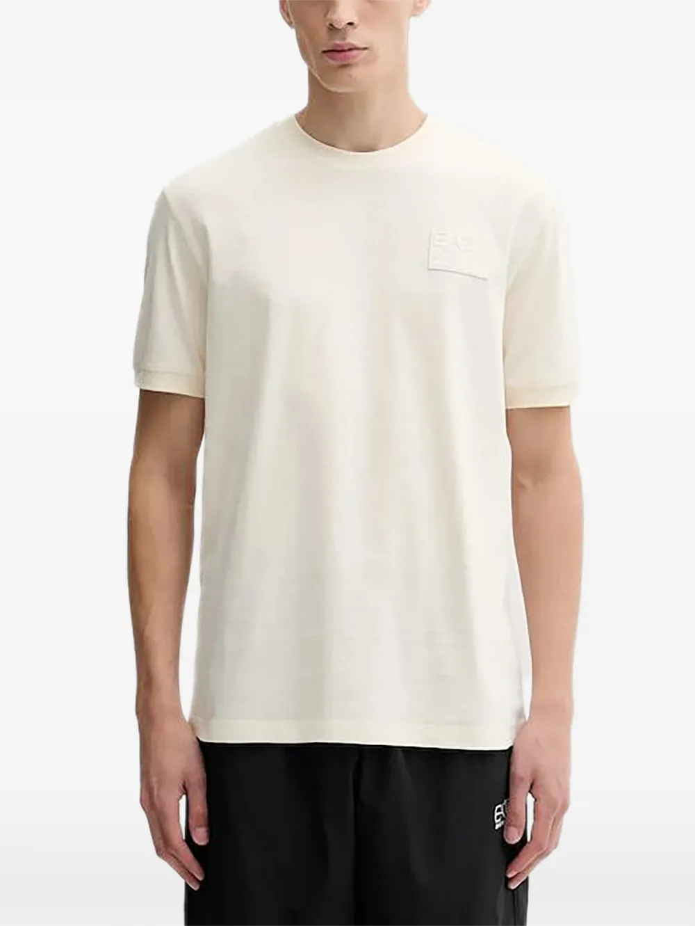 Ea7 Emporio Armani patch t-shirt - Toni neutri