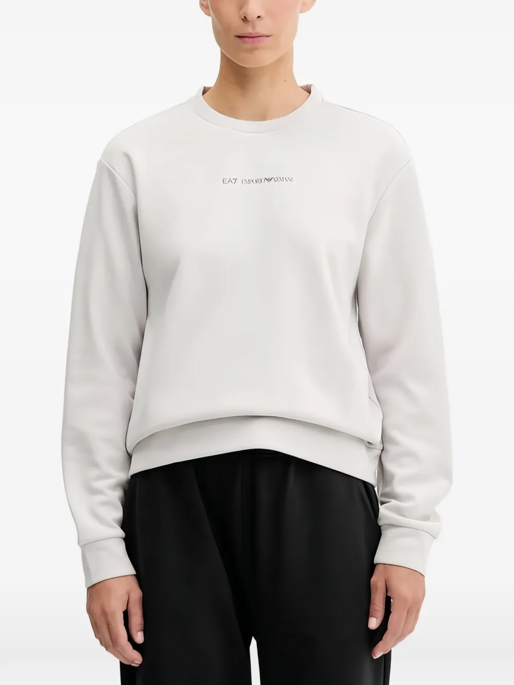 Ea7 Emporio Armani logo sweatshirt - Grigio