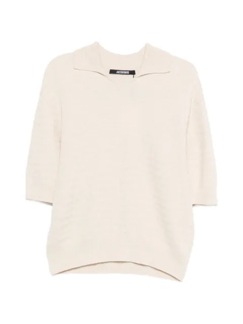 Jacquemus collar short-sleeve sweater