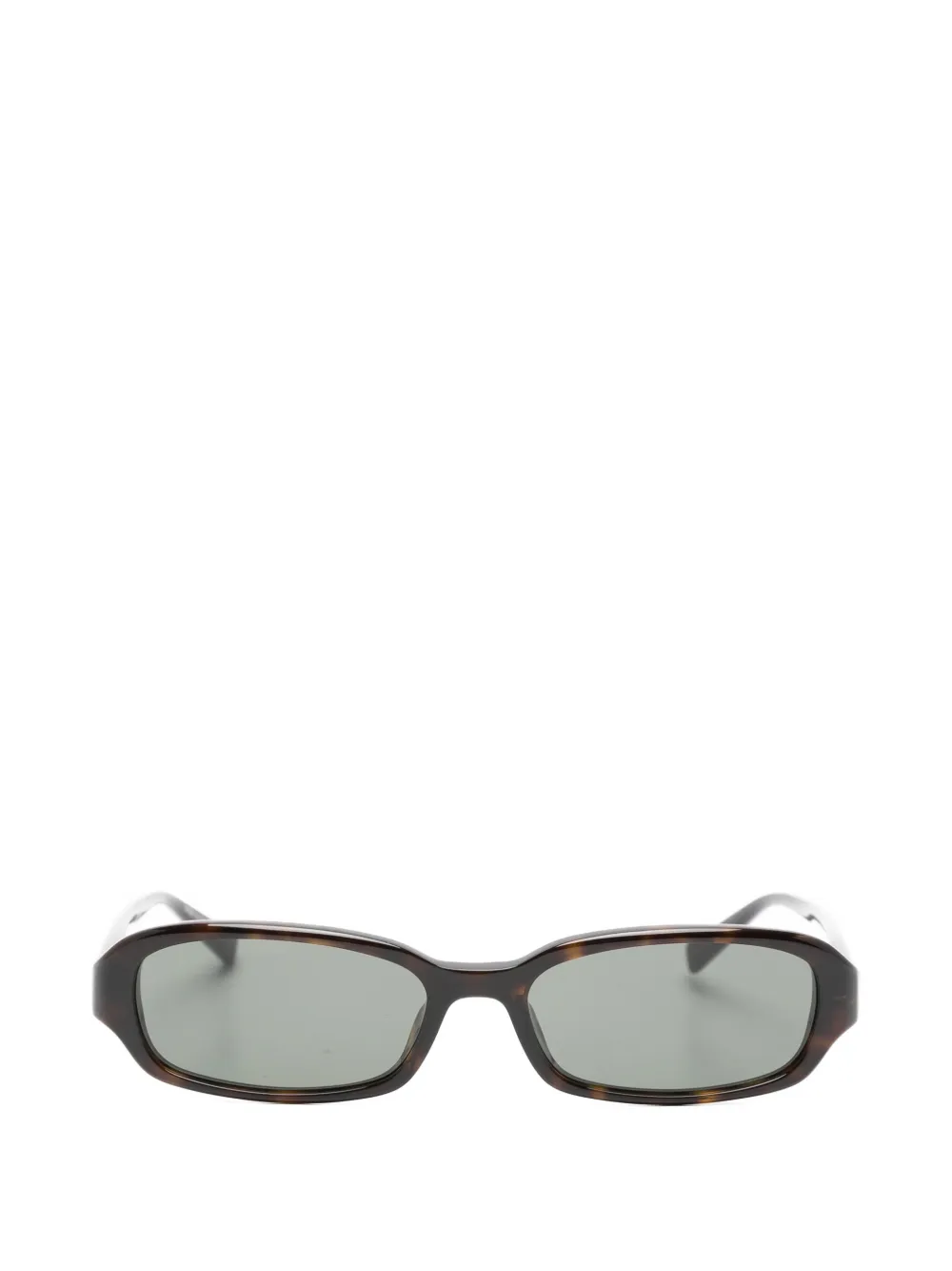 Saint Laurent Eyewear Occhiali da sole rettangolari - Marrone