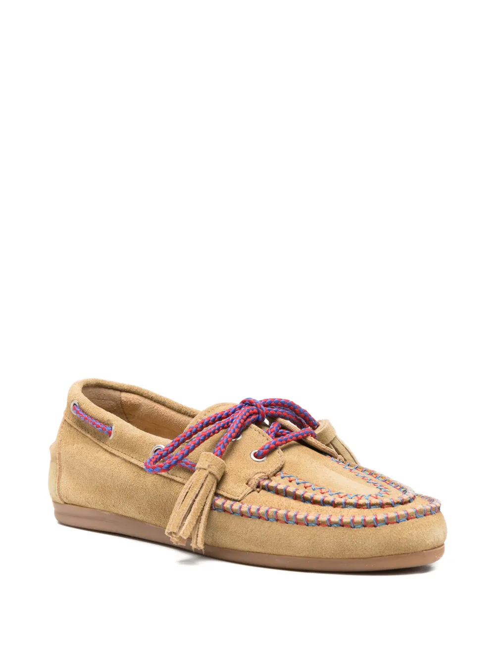Posa Loafers met kwastje en afwerking Beige