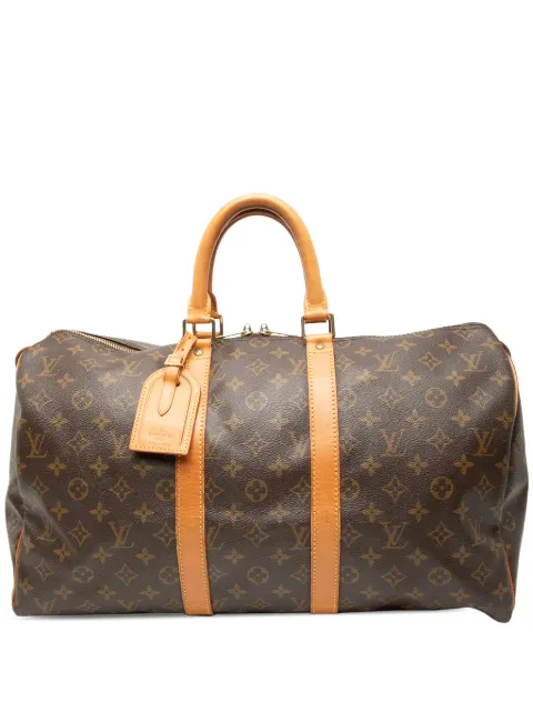 Louis Vuitton Pre-Owned شنطة سفر 'مونوغرام كيبول 45' 1994