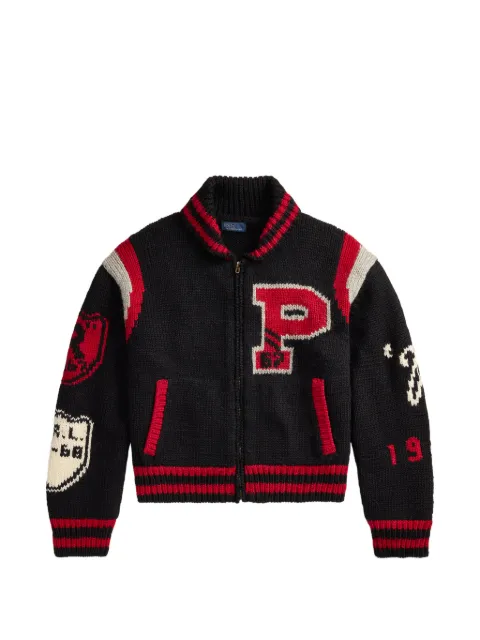 Polo Ralph Lauren intarsia-knit zip jacket