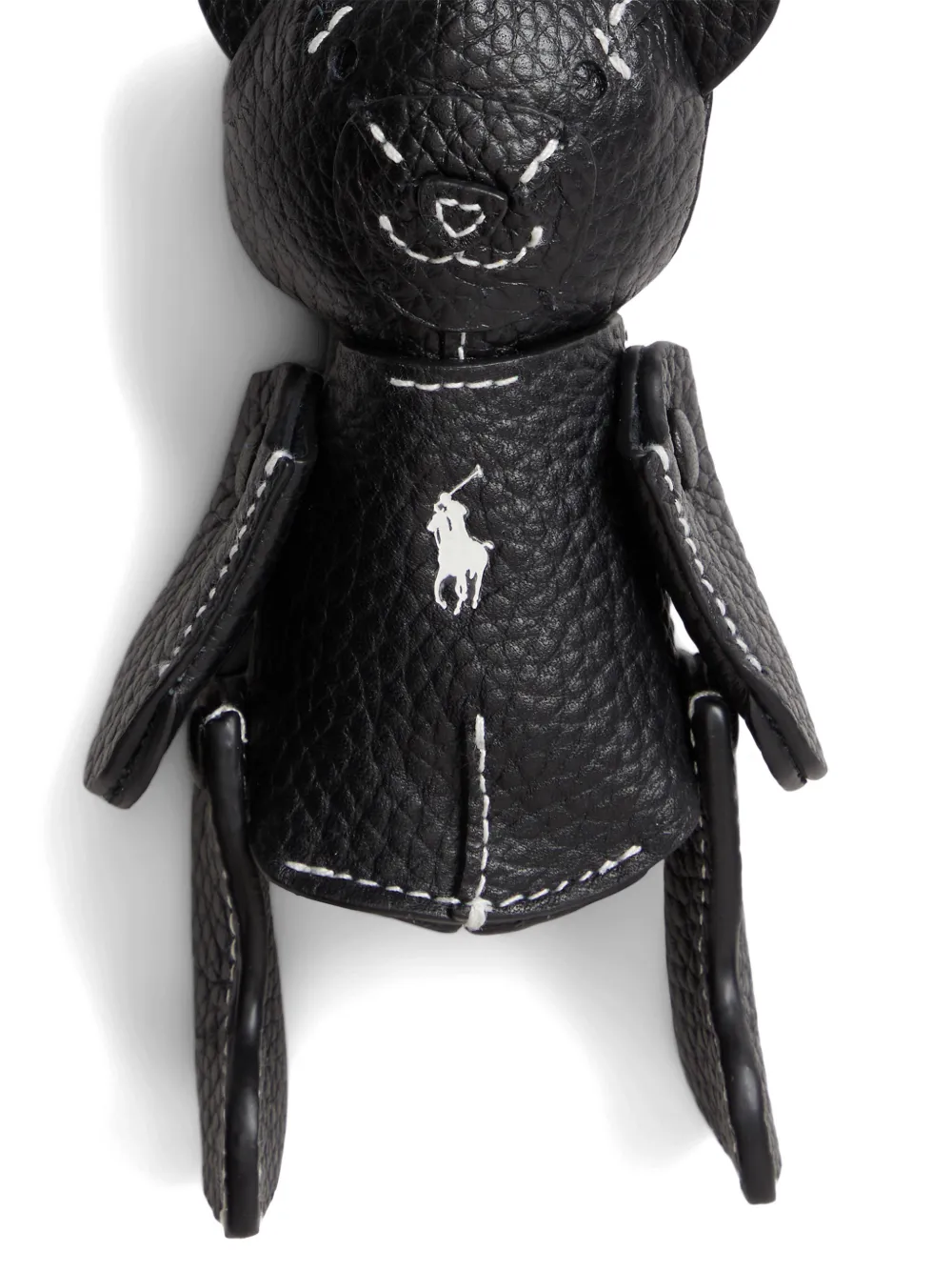 Polo Ralph Lauren Polo Bear Leather Bag Charm | Black | FARFETCH