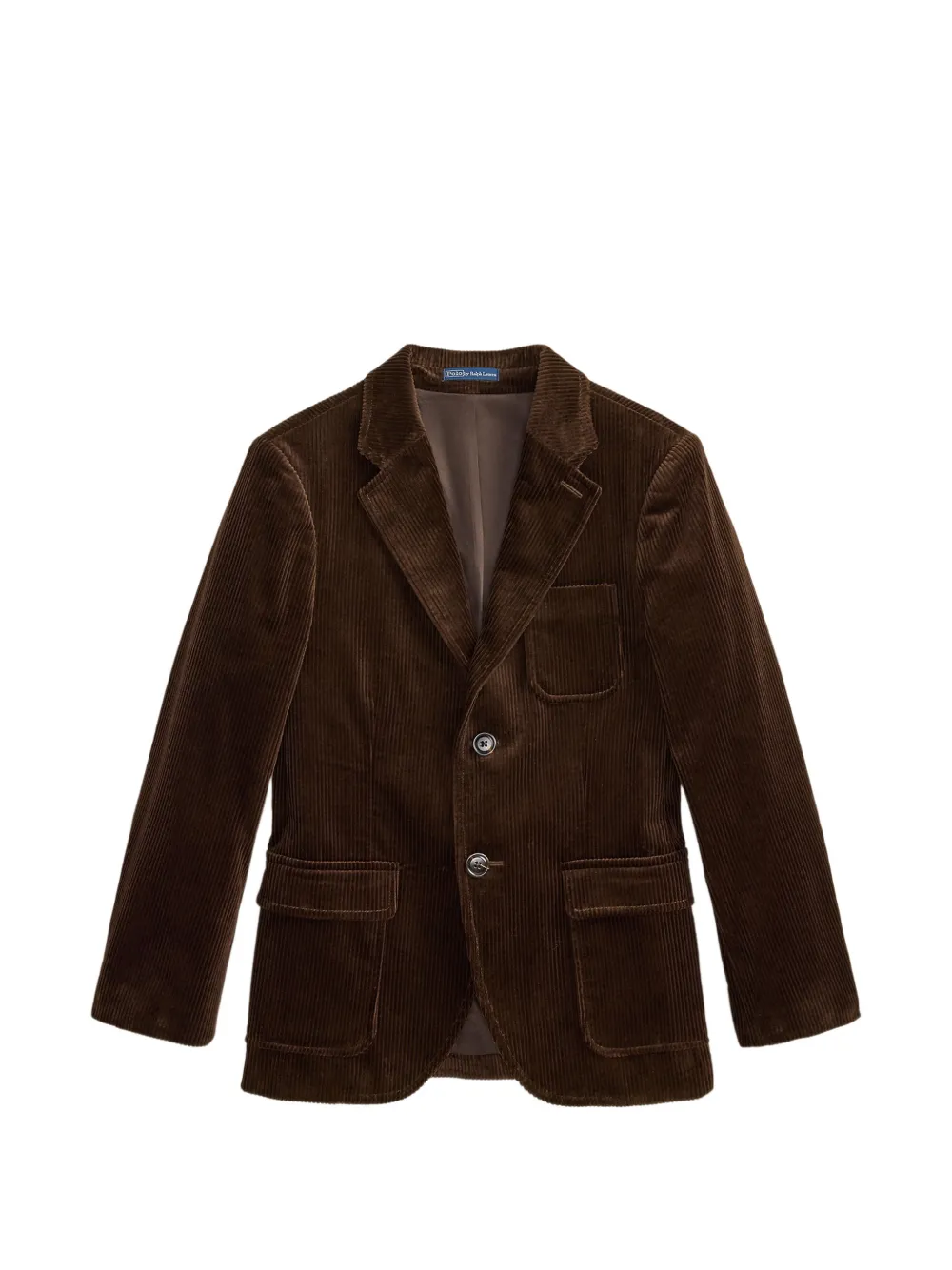 POLO RALPH LAUREN KIDS corduroy blazer - Marrone