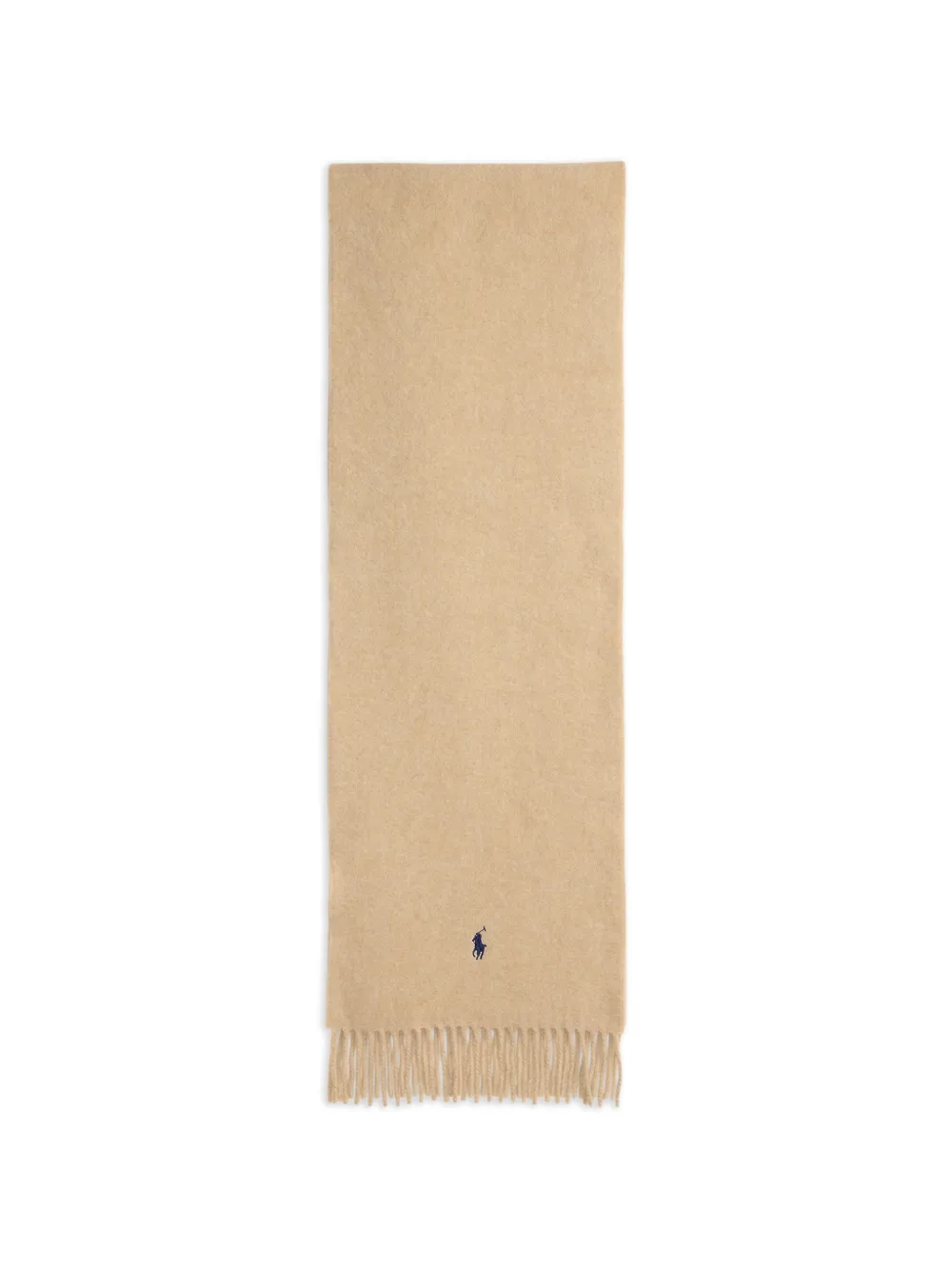 Polo Ralph Lauren Bestickter Schal mit Fransensaum - Nude