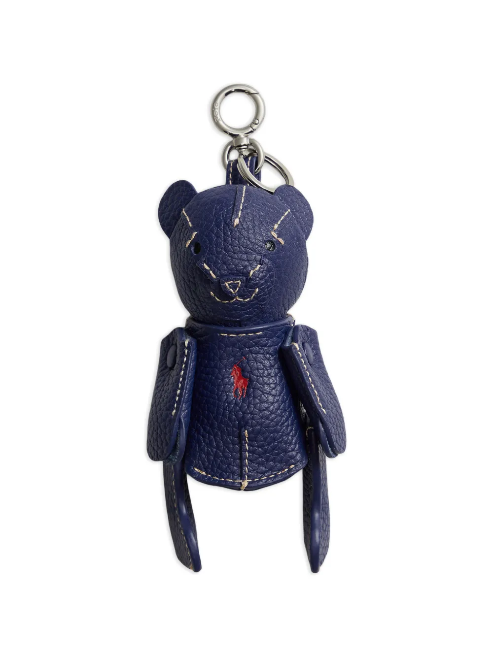 Polo Ralph Lauren Polo Bear leather bag charm - Blu