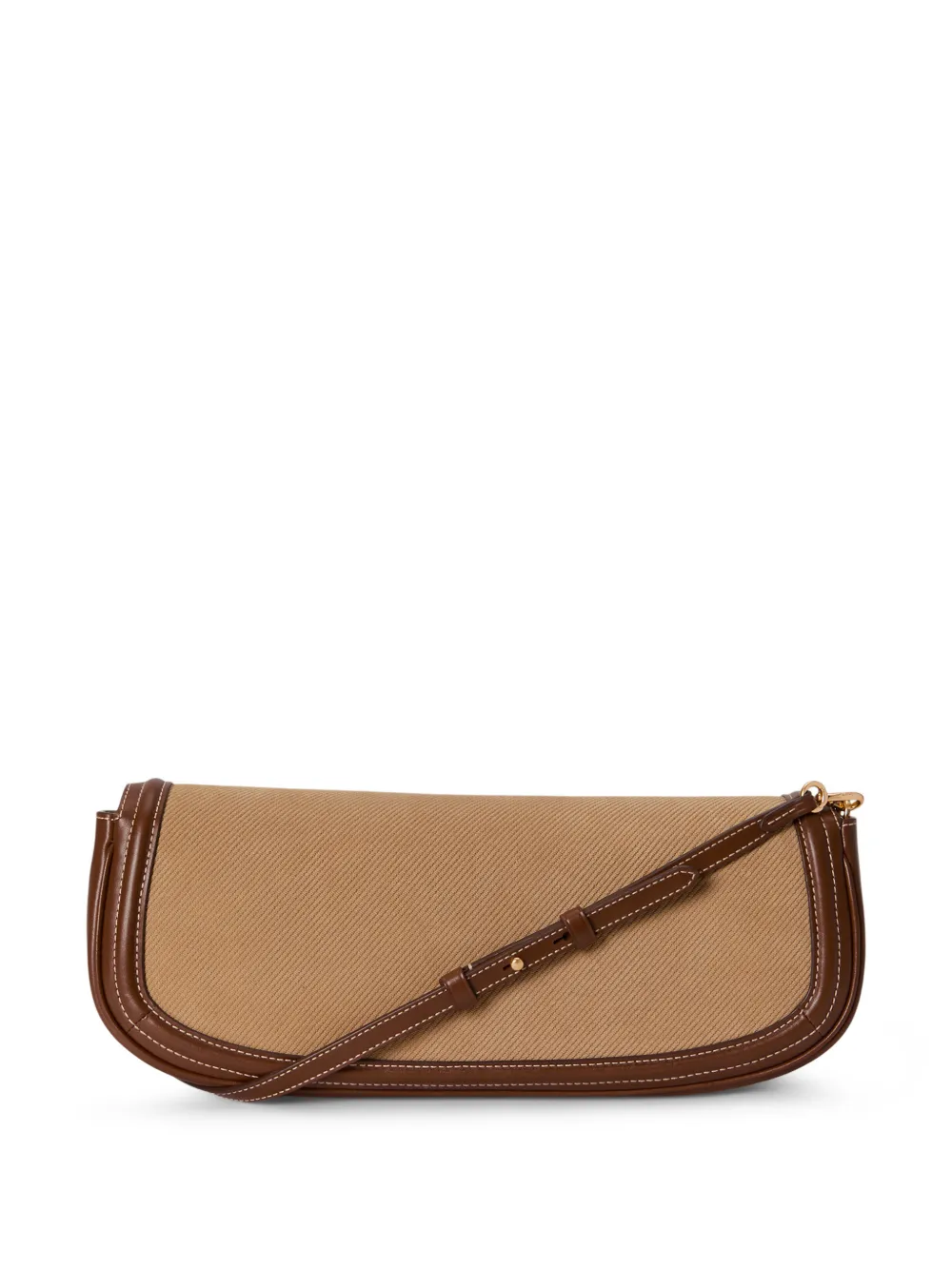 Polo Ralph Lauren Bellport medium clutch met lange omslag Bruin