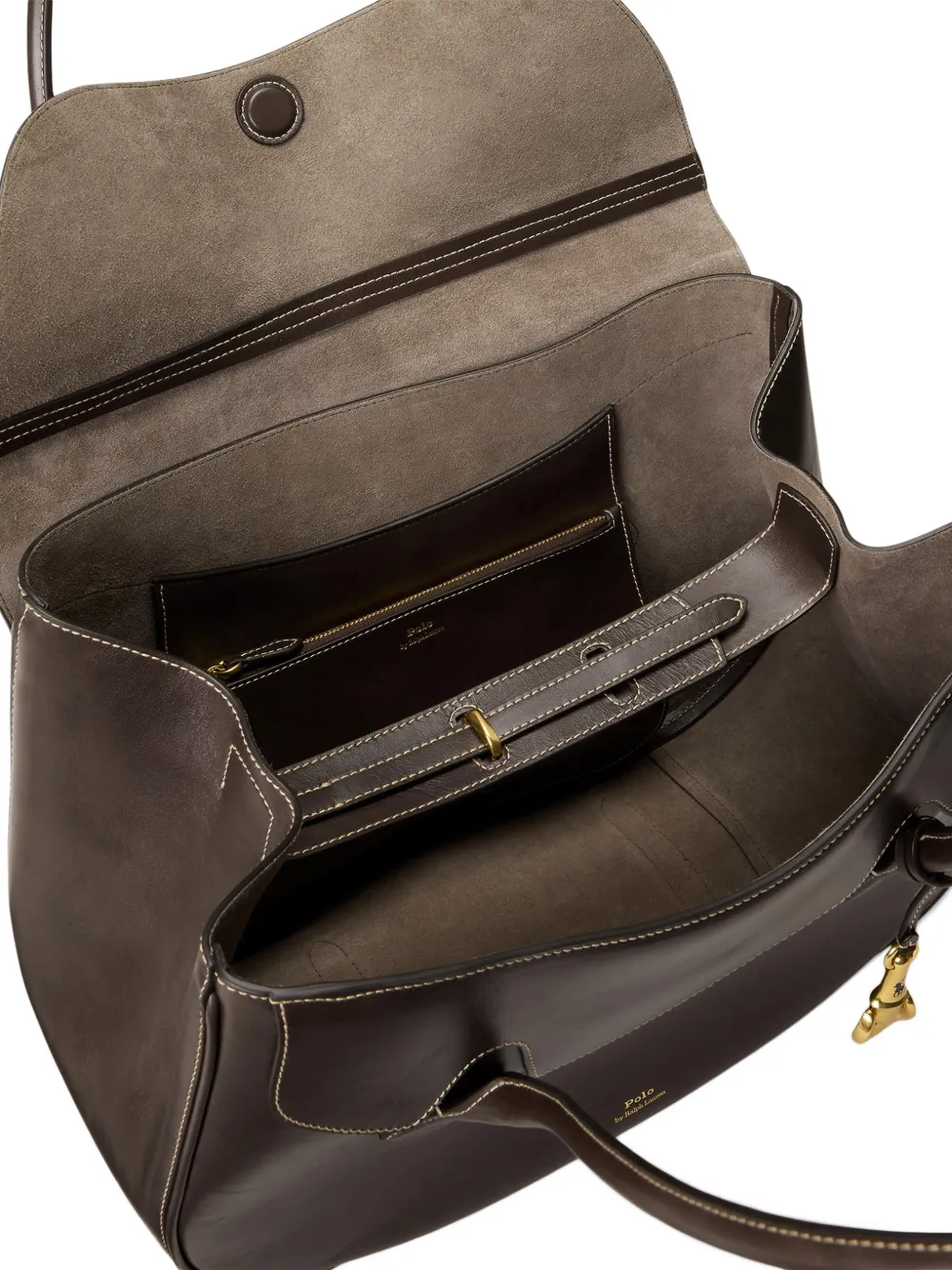 Polo Ralph Lauren Grote Polo Blaze schoudertas Bruin