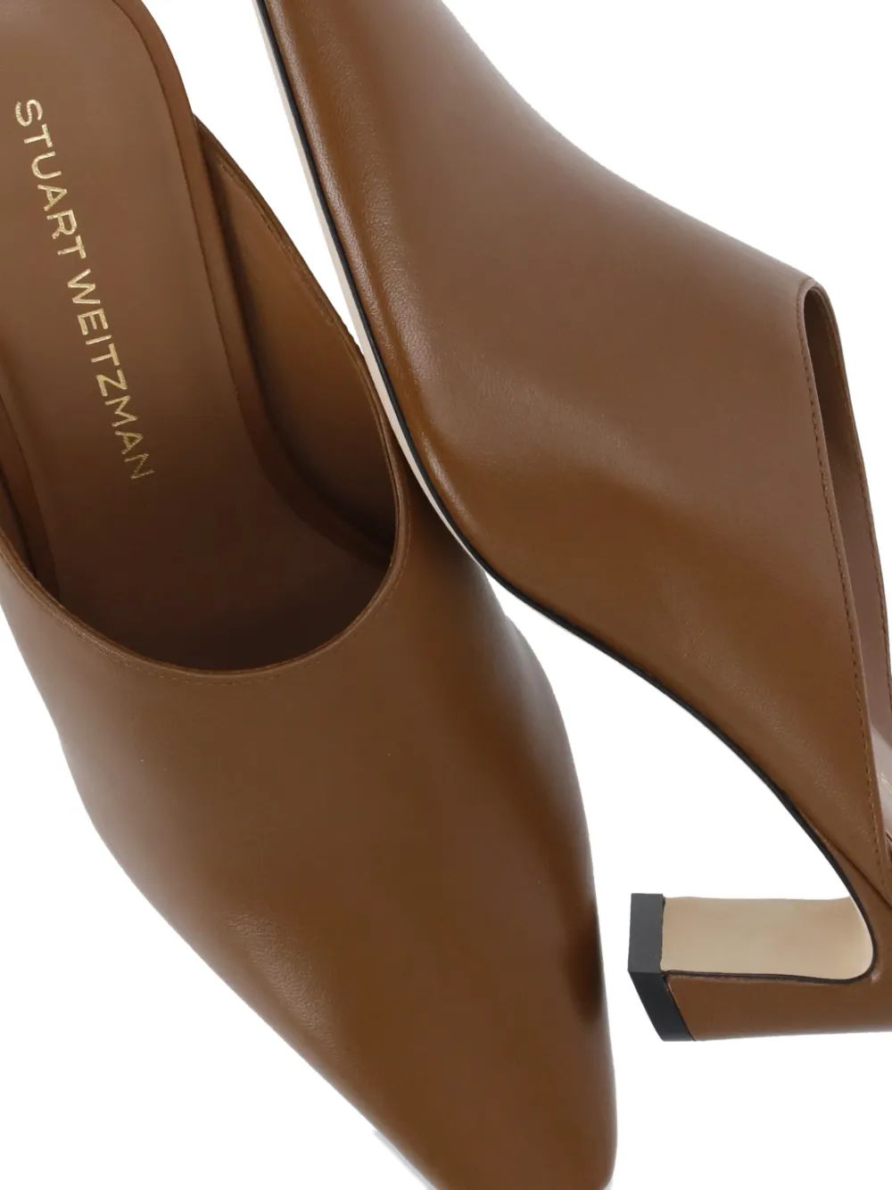 Stuart Weitzman Stassi pointed-toe mules Bruin