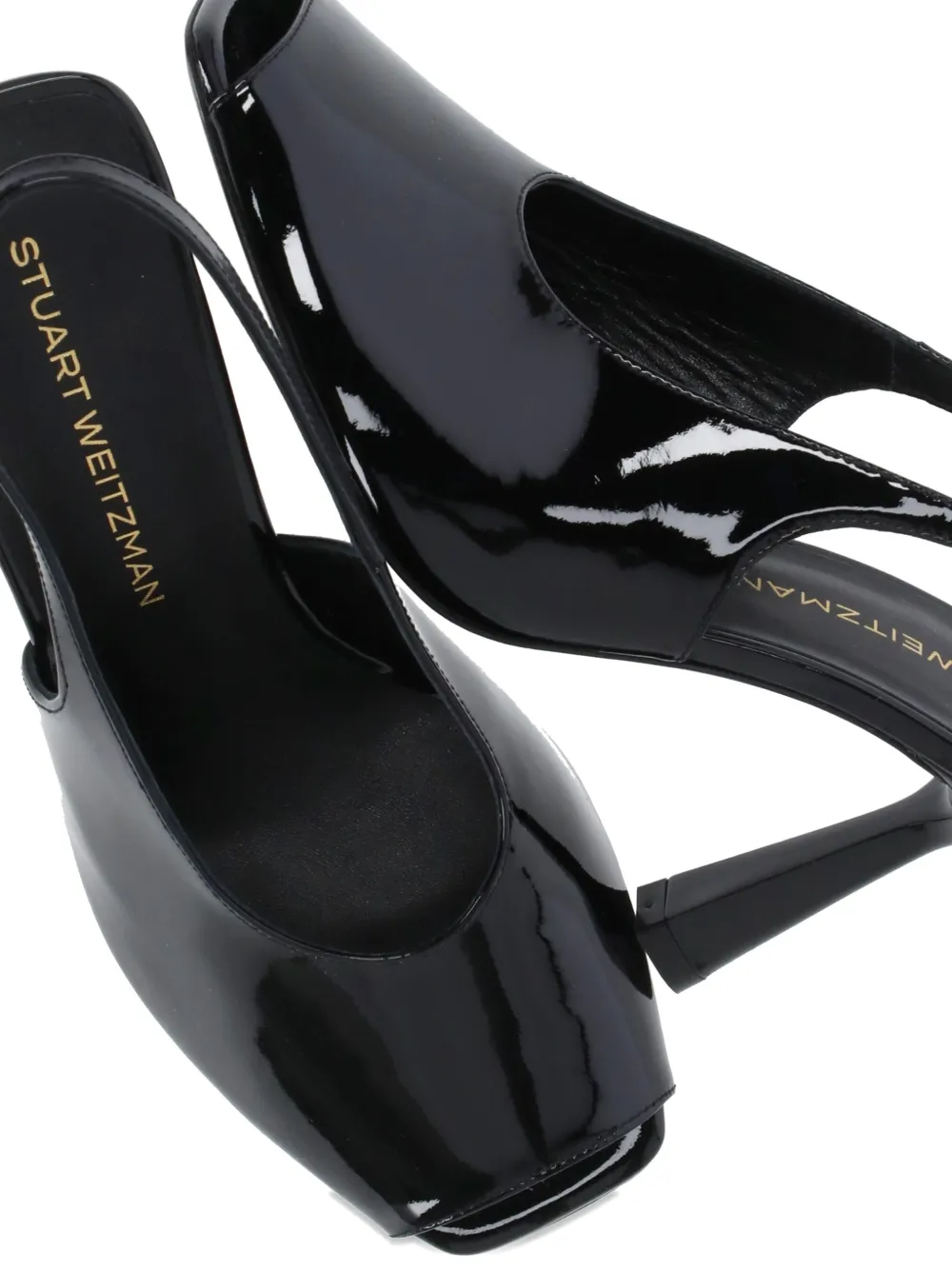 Stuart Weitzman Val slingback pumps Zwart