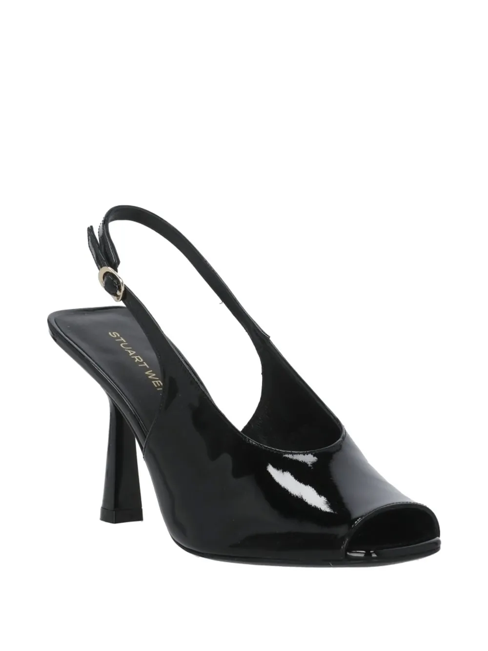 Stuart Weitzman Val slingback pumps Zwart