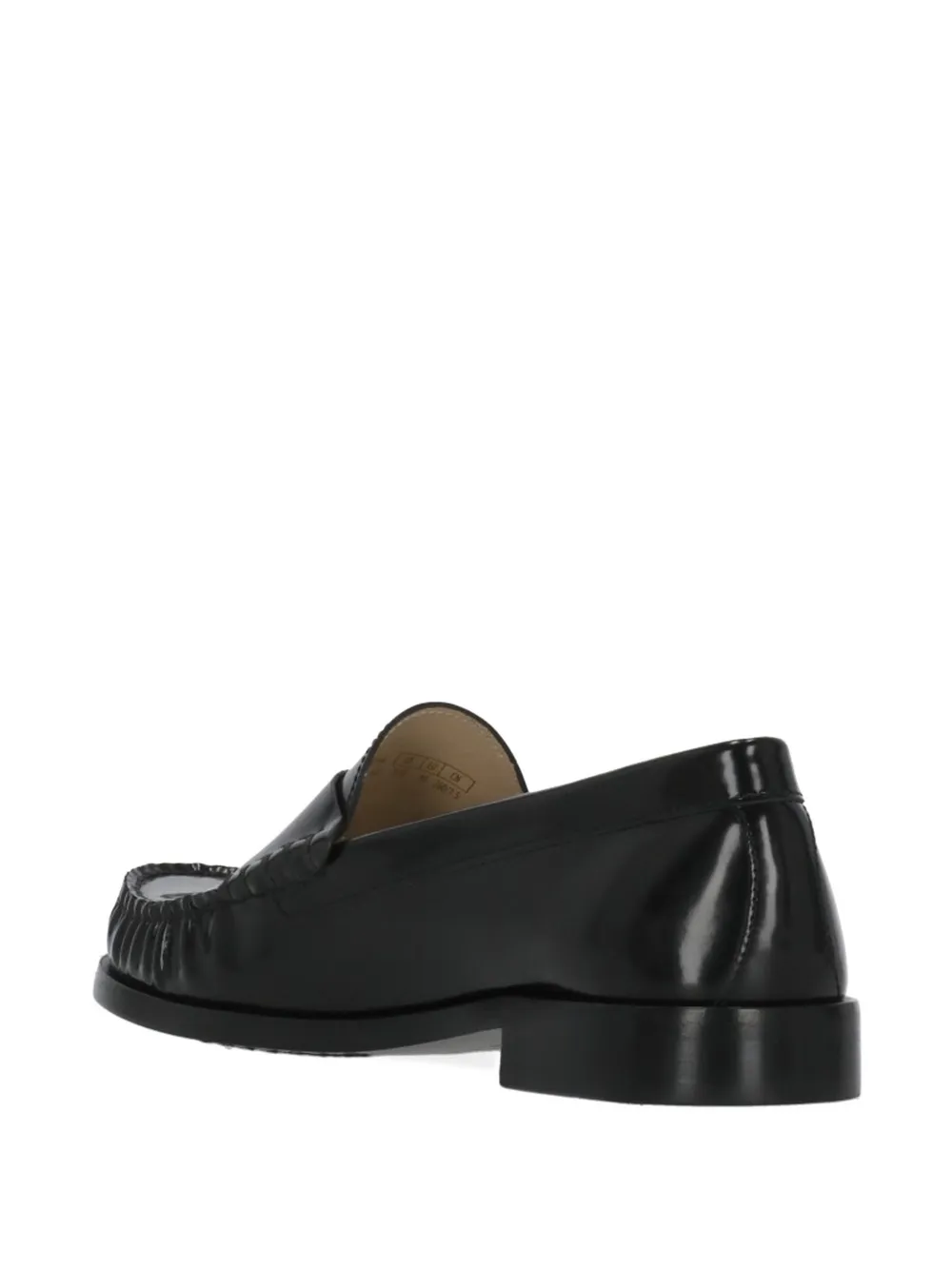 Stuart Weitzman Lottie penny loafers Zwart
