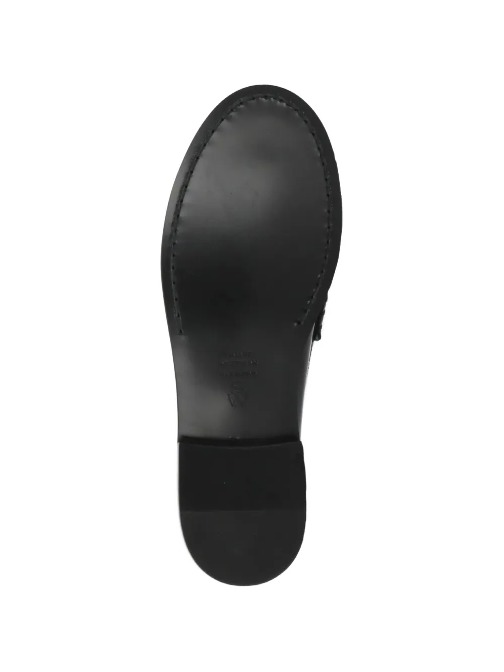 Stuart Weitzman Lottie penny loafers Zwart