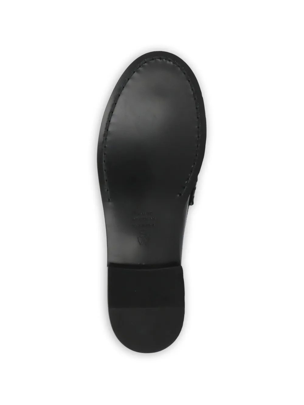 Stuart Weitzman Lottie Penny Loafers in Black, view 4