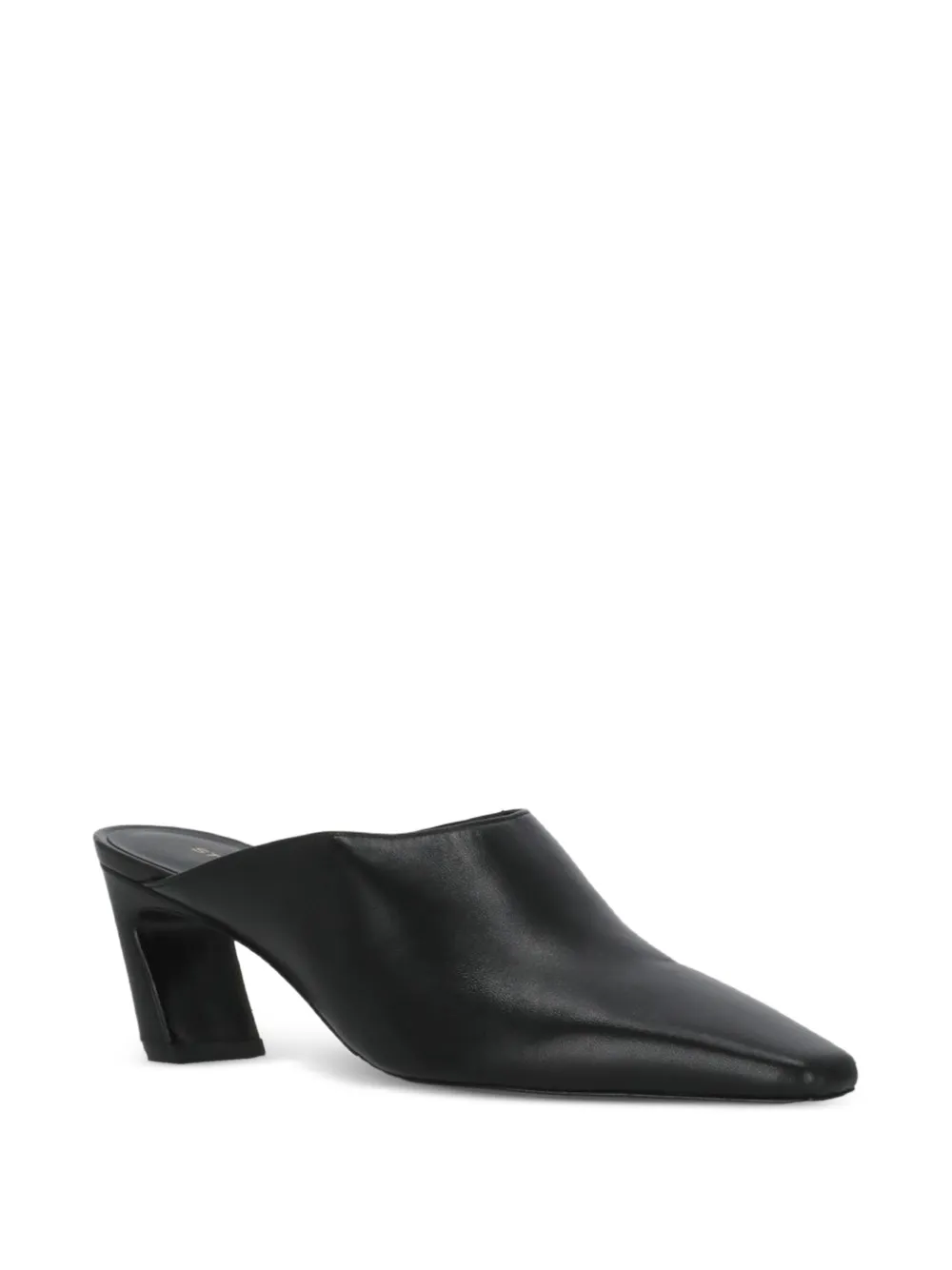  Stuart Weitzman Stassi 50 Point-toe Heeled Mules - Black 