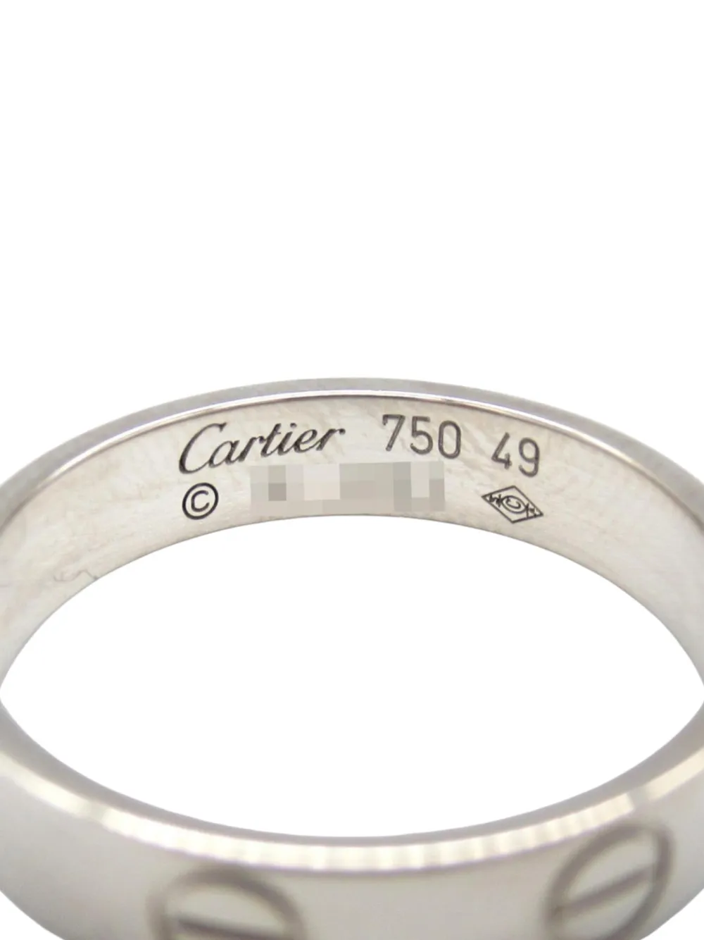 2010-2025 18K White Gold Small Love ring