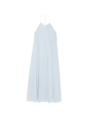 James Perse Halter Linen Dress - Grey James Perse Halter Linen Dress - Grey