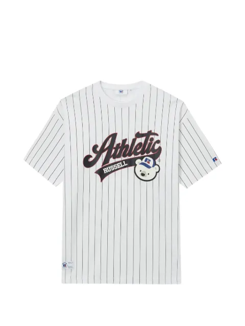 CHOCOOLATE striped graphic T-shirt