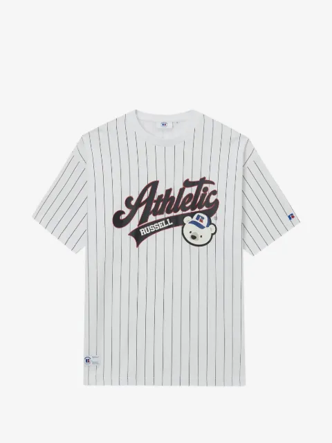CHOCOOLATE striped graphic T-shirt