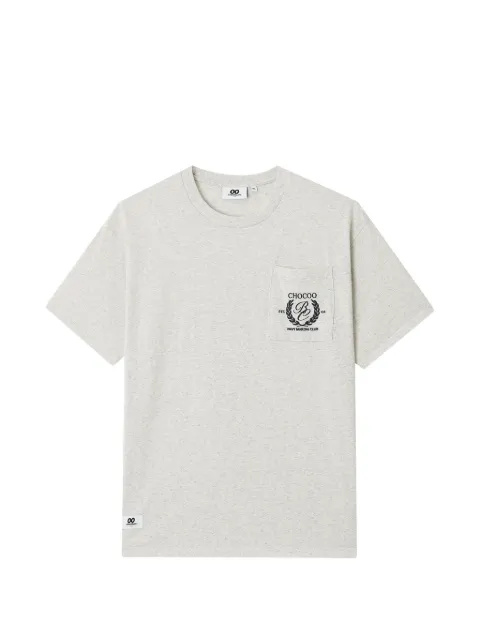 CHOCOOLATE patch-pocket embroidered T-shirt