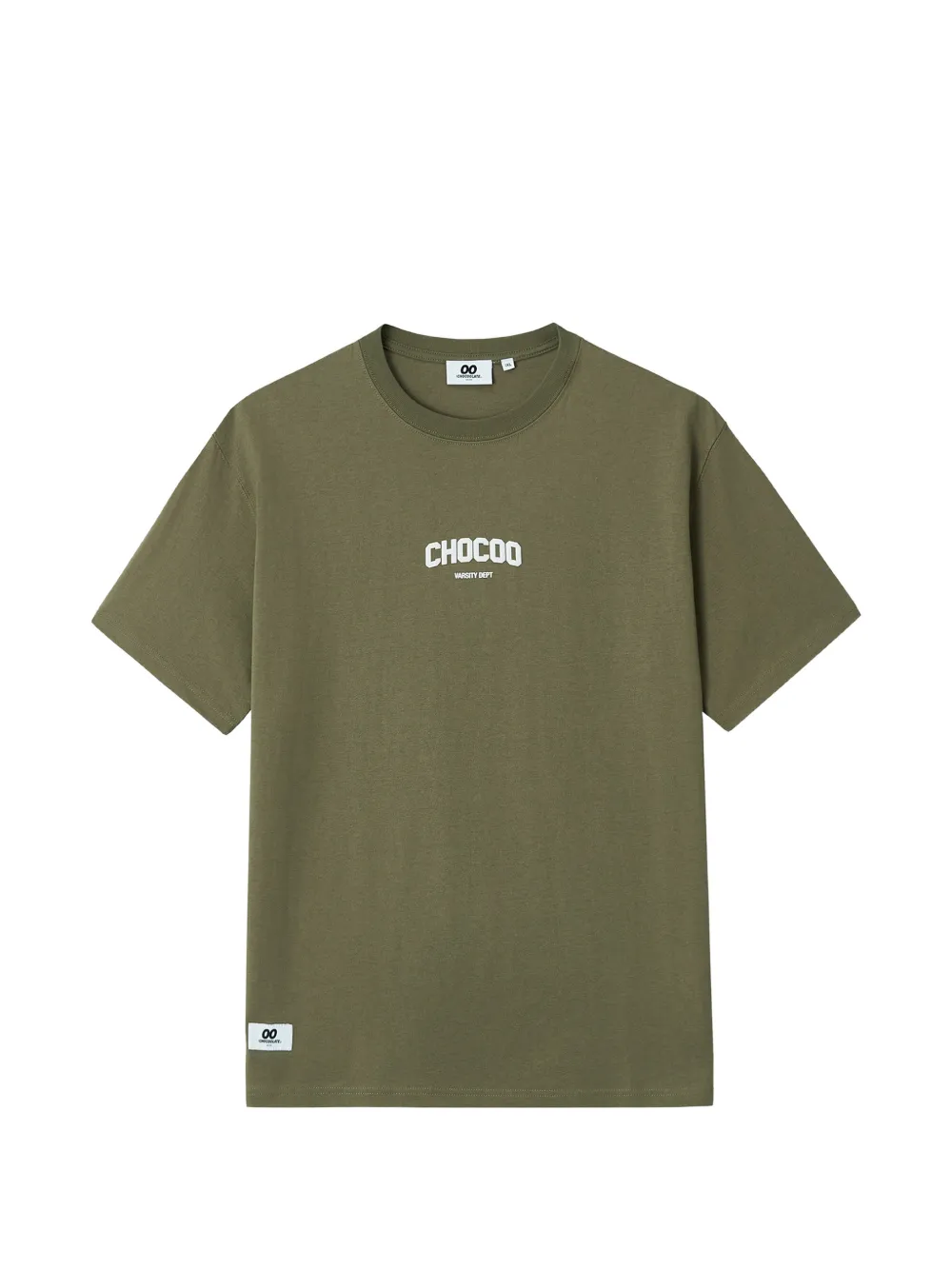 CHOCOOLATE logo印花T恤 | 绿色 | Image 1
