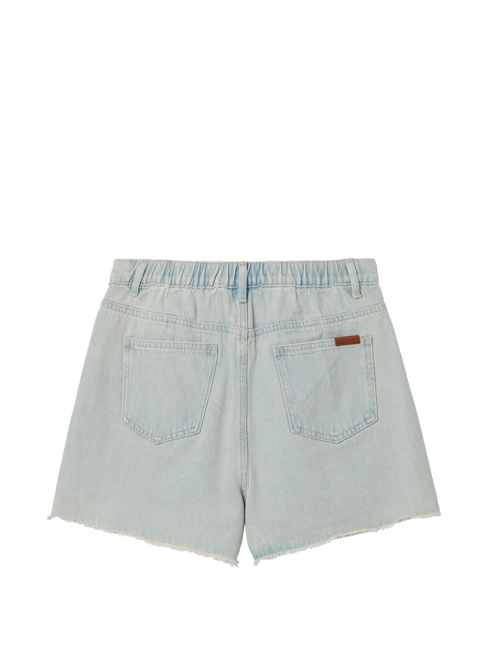  Musium Div. Distressed Ruffled Shorts - Blue 